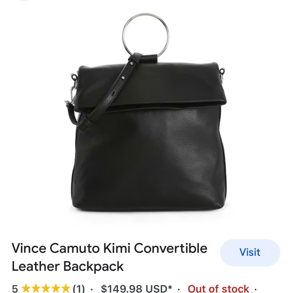 VINCE CAMUTO KIMI CONVERTIBLE LEATHER
